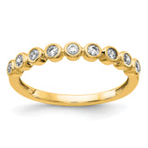 14k 1/5 carat Lab Grown Diamond VS/SI+ G+ Complete Fashion Band